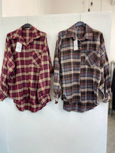 Camicia flanella oversize 24616